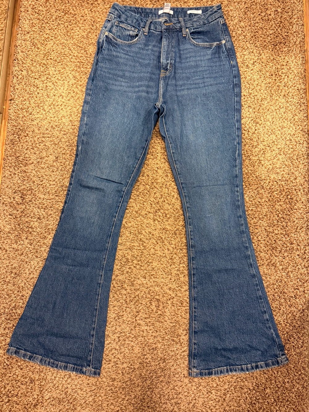 Forever 21 Medium Blue Flare Jeans